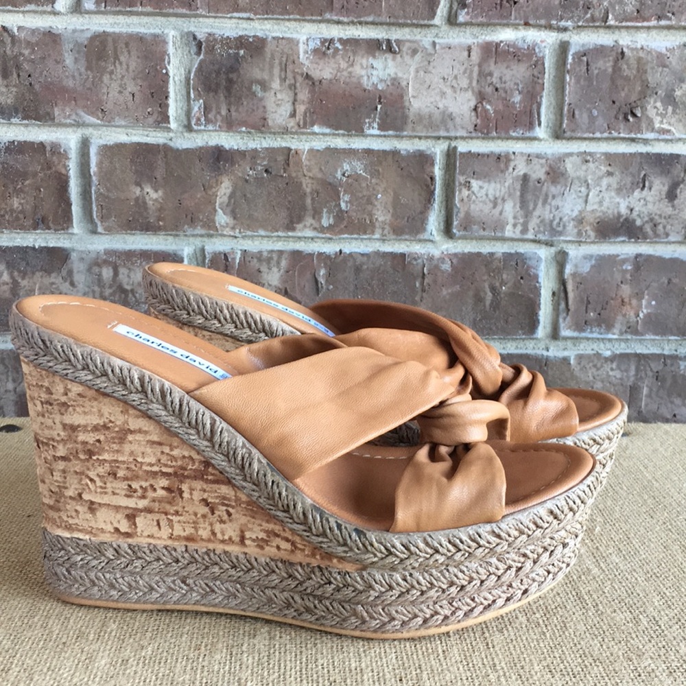 Charles David Leather Wedges